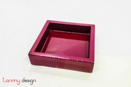Square small lacquer tray